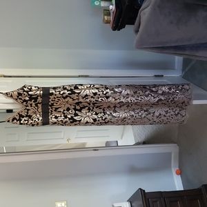 Black and Gold Dress